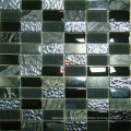 Grey Stone Mix Black Glass Mosaic (CS134)